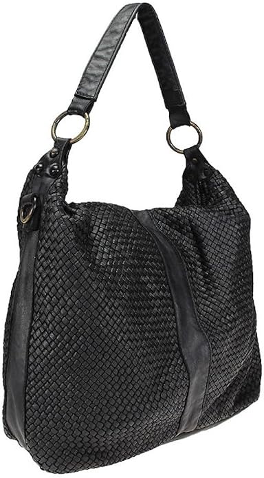BZNA Bag Rebeca Schwarz Italy Designer Damen Handtasche Schultertasche Tasche - B Z N A