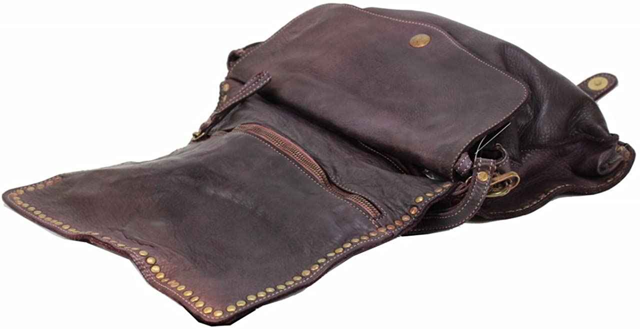BZNA Bag Luna lila Italy Designer Clutch Umhängetasche Ledertasche Damen Handtasche Schultertasche Tasche Leder Shopper Neu