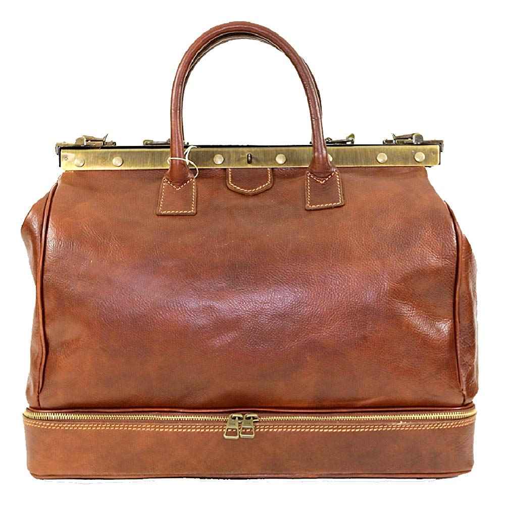 BZNA Firenze Bag Pietro cognac Aktentasche Reisetasche Business Bag Italy Designer Handtasche Schultertasche Tasche Leder Neu