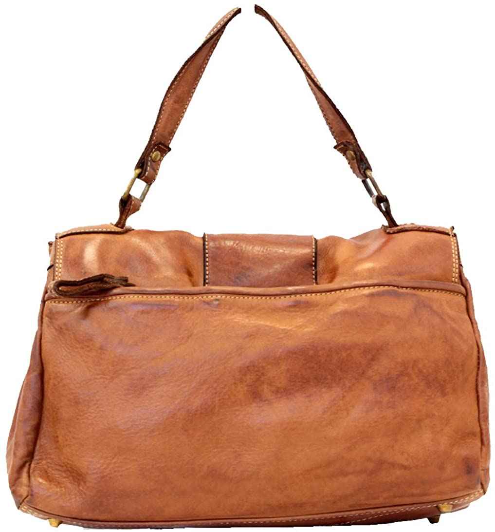 BZNA Bag Santa gelb Italy Designer Damen Handtasche Ledertasche Schultertasche Tasche Leder Shopper Neu