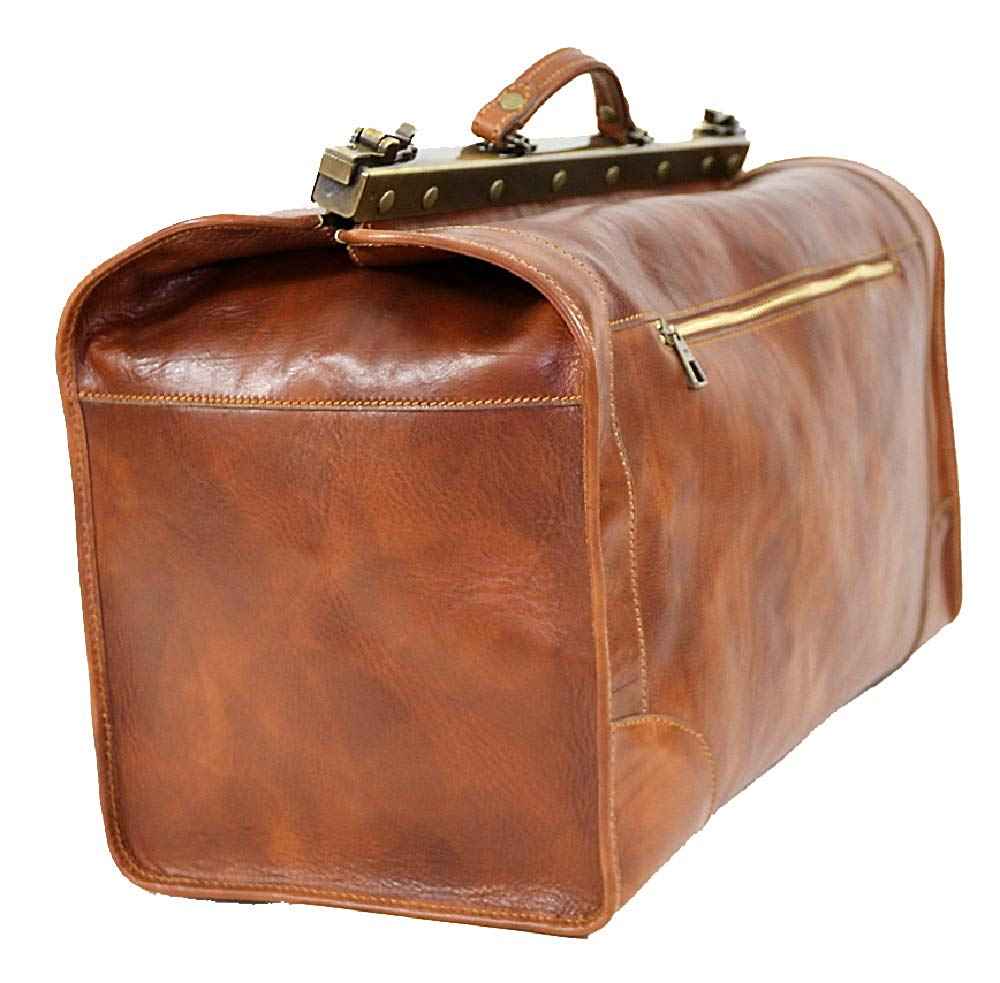 BZNA Firenze Bag Mario Grande braun Weekender Koffer Reisetasche Business Bag Italy Designer Damen Handtasche Tasche Leder Neu