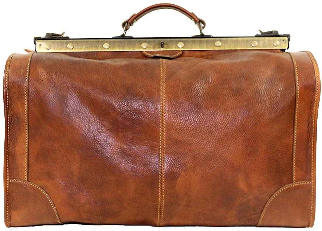 BZNA Firenze Bag Mario Piccolo cognac Weekender Koffer Reisetasche Business Bag Italy Handtasche Tasche Leder Neu