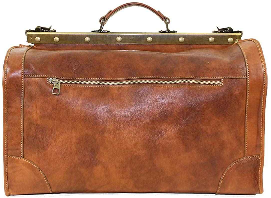 BZNA Firenze Bag Mario Piccolo cognac Weekender Koffer Reisetasche Business Bag Italy Handtasche Tasche Leder Neu