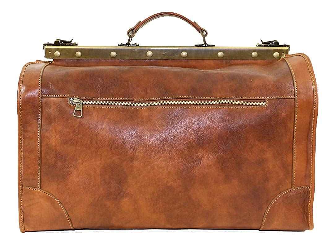 BZNA Firenze Bag Mario Grande braun Weekender Koffer Reisetasche Business Bag Italy Designer Damen Handtasche Tasche Leder Neu