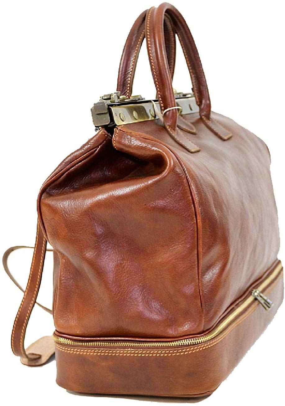 BZNA Firenze Bag Pietro braun Aktentasche Reisetasche Business Bag Italy Designer Herren Handtasche Schultertasche Tasche Leder Neu