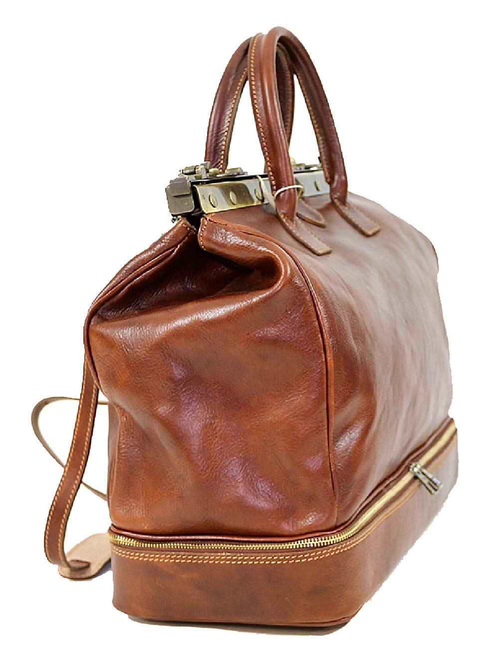 BZNA Firenze Bag Pietro cognac Aktentasche Reisetasche Business Bag Italy Designer Handtasche Schultertasche Tasche Leder Neu