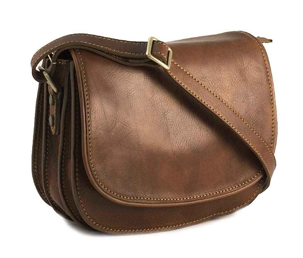 BZNA Firenze Bag Jonas grande cognac Schultertasche Italy Designer Handtasche Schultertasche Tasche Leder Neu