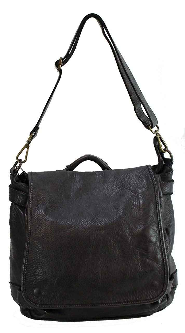 BZNA Bag Anna Schwarz nero Backpacker Designer Rucksack Ledertasche Damenhandtasche Schultertasche Leder Nappa sheep ItalyNeu