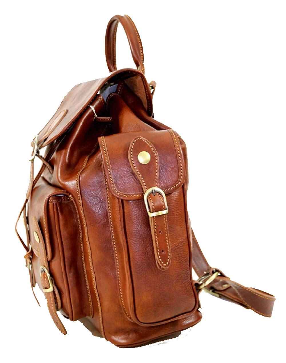 BZNA Firenze Juno cognac italy vegetable plant tanned leather handmade Florence Designer Ladies Handbag Leather Bag Shoulder Bag Leather New
