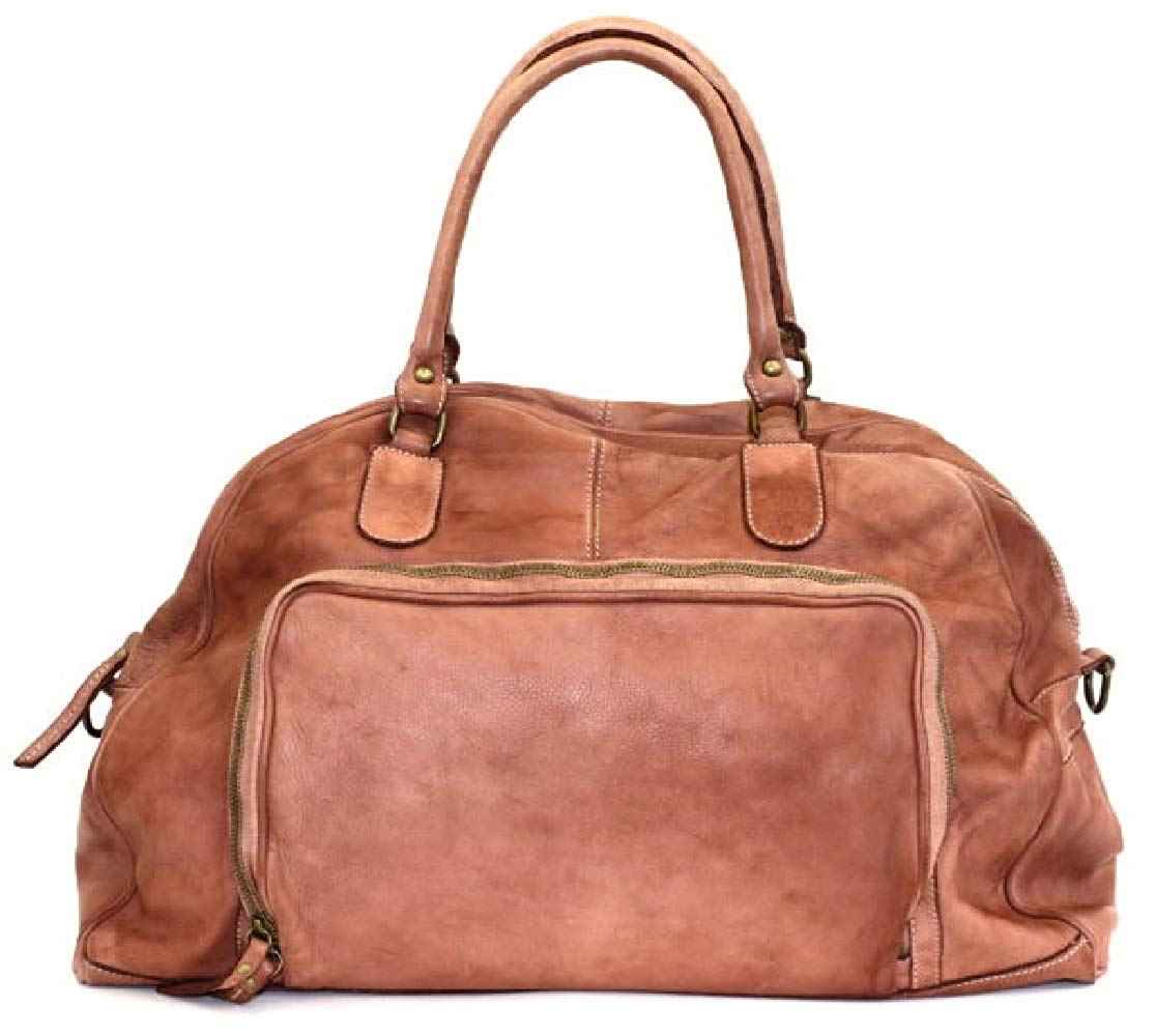 BZNA Bag Camilla alt rosa Italy Designer Weekender Damen Handtasche Schultertasche Tasche Leder Shopper Neu