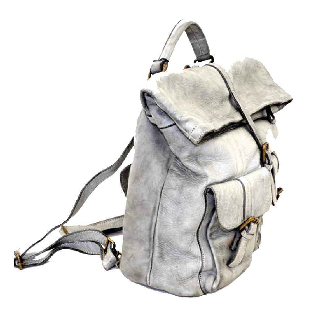 BZNA Bag Yago cognac Backpacker Designer Rucksack Damenhandtasche Schultertasche Leder Nappa Italy Neu