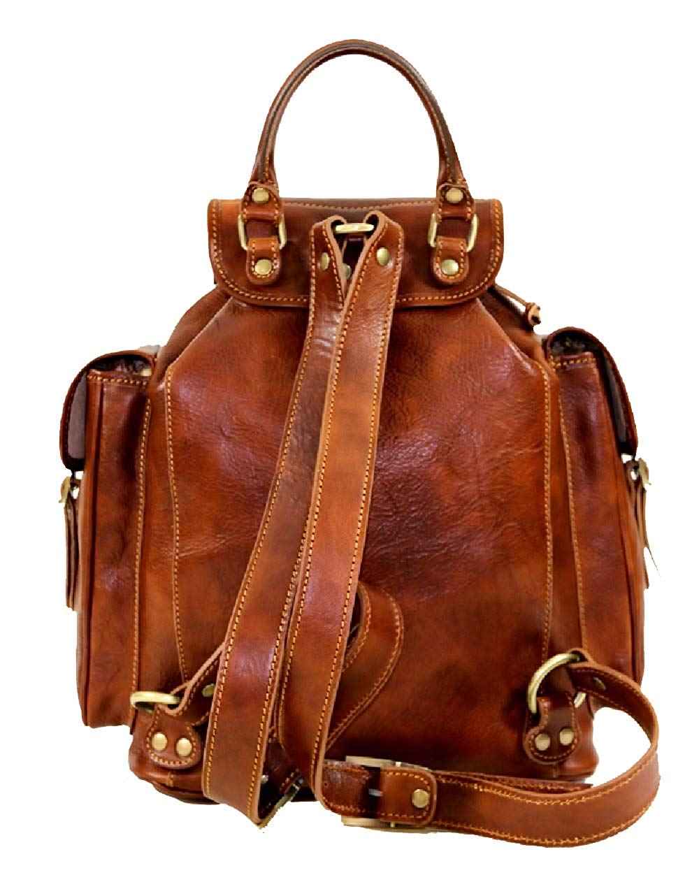 BZNA Firenze Juno cognac italy vegetable plant tanned leather handmade Florence Designer Ladies Handbag Leather Bag Shoulder Bag Leather New