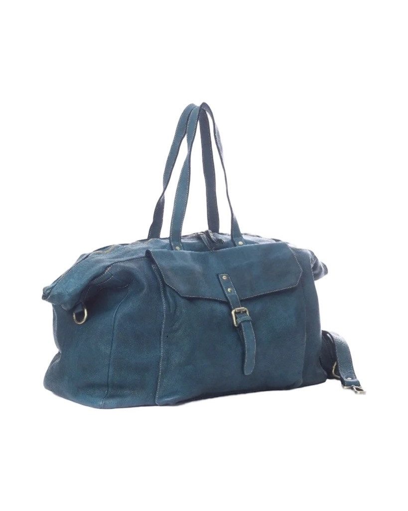 BZNA Bag Carilla Petrol  Italy Designer Weekender Sporttasche Reisetasche Schultertasche Shopper - B Z N A