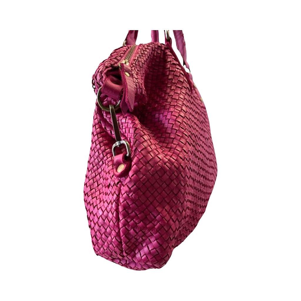 BZNA Bag Olivia Pink Shopper Tasche Schultertasche Handtasche Designer Leder - B Z N A