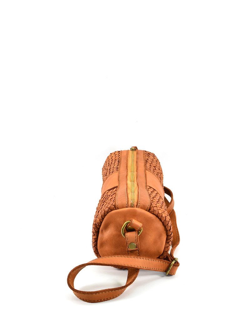 BZNA Umhängetasche Tilly Schwarz Italy Designer Clutch Ledertasche Schultertasche - B Z N A