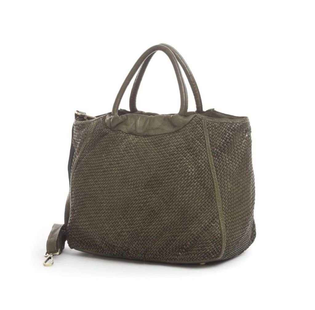 BZNA Bag Madita Grün Italy Designer Damen Handtasche Schultertasche Tasche