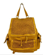 Load image into Gallery viewer, BZNA Bag Emely Gelb Backpacker Designer Rucksack Damentasche Schultertasche
