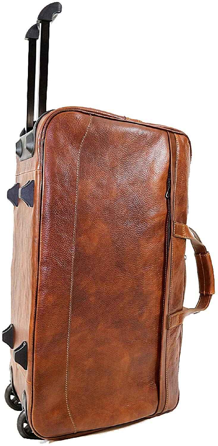 BZNA Firenze Bag Domenico Piccolo braun Trolley Weekender Rollkoffer Reisetasche Business Bag Italy Handtasche Tasche Leder Neu