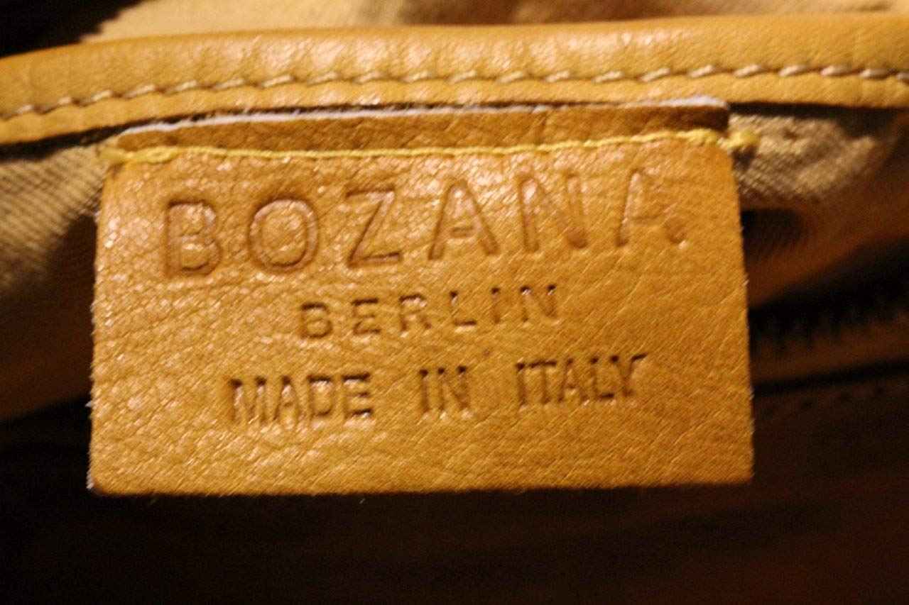 BZNA Bag Richie Gelb yellow Backpacker Designer Rucksack Damenhandtasche Schultertasche Leder Nappa sheep ItalyNeu