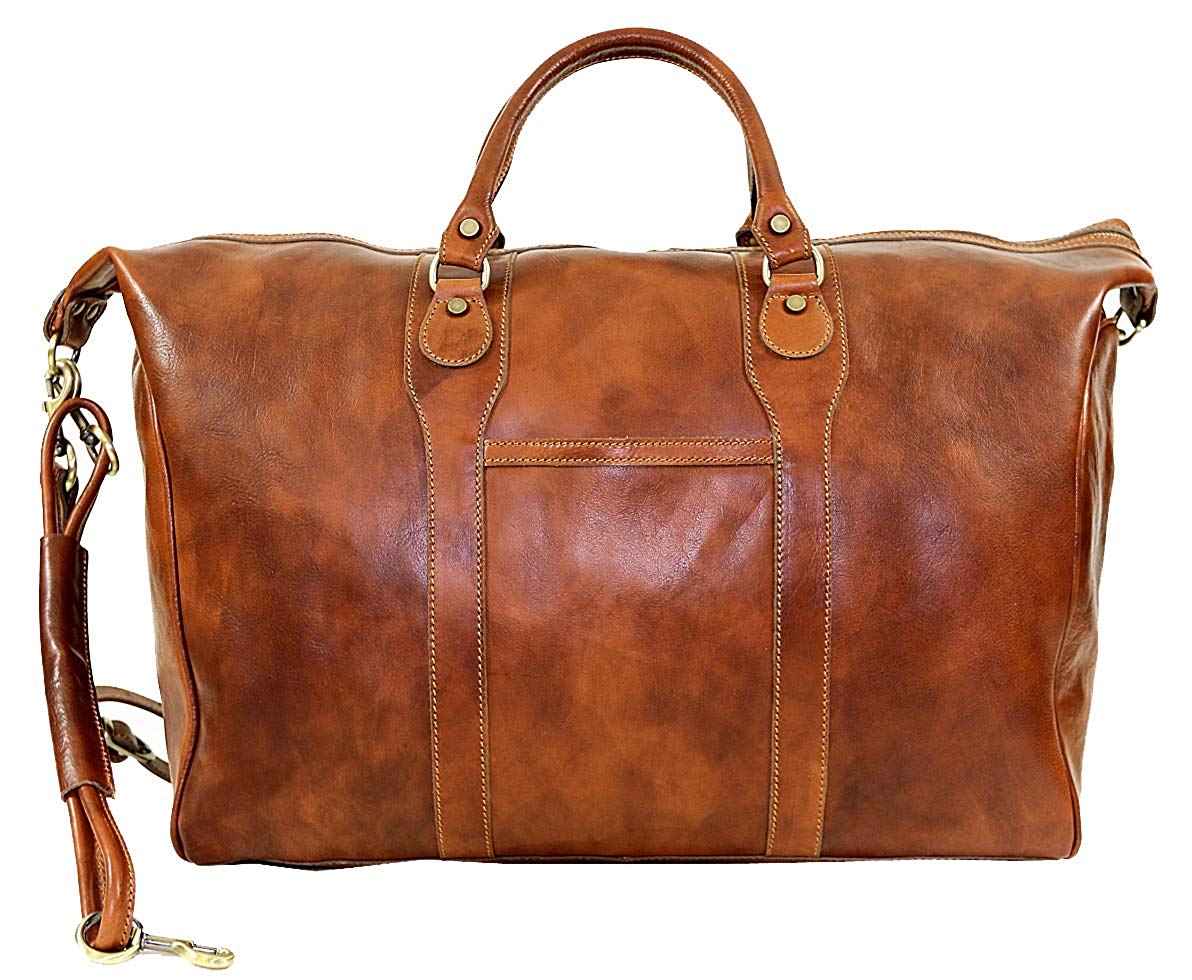 BZNA Firenze Bag Lorenzo cognac Weekender Herren Reisetasche Business Bag Italy Designer Handtasche Schultertasche Tasche Leder Neu