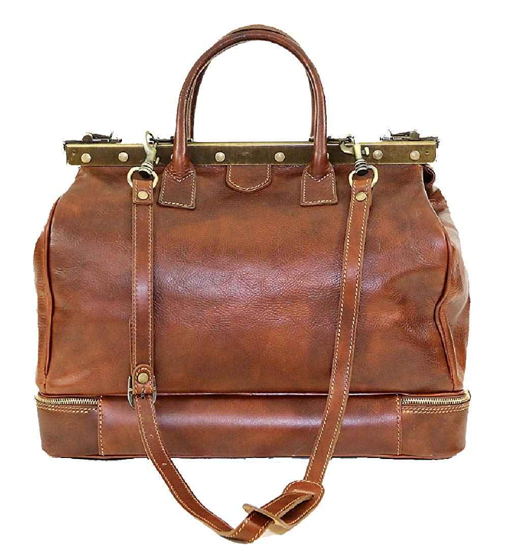 BZNA Firenze Bag Pietro cognac Aktentasche Reisetasche Business Bag Italy Designer Handtasche Schultertasche Tasche Leder Neu