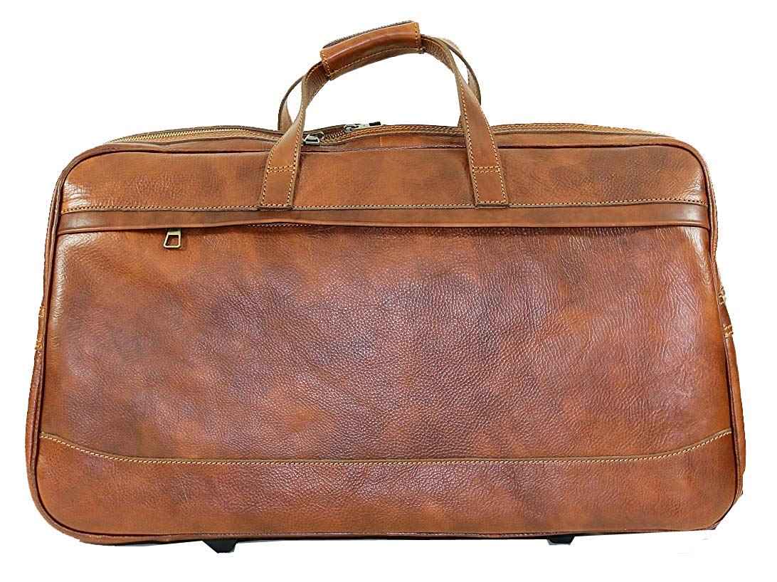 BZNA Firenze Bag Domenico Grande braun Trolley Weekender Rollkoffer Reisetasche Business Bag Italy Handtasche Tasche Leder Neu