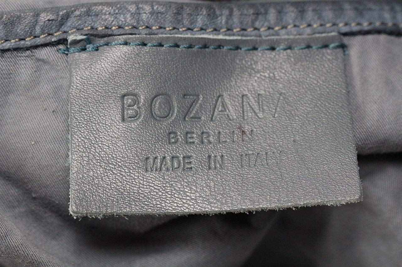 BZNA Bag Boney used blue Italy Designer Damen Handtasche Schultertasche Tasche Leder Shopper Neu