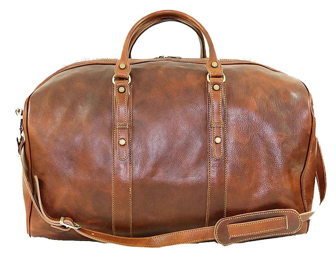 BZNA Firenze Bag Nicola Grande cognac Weekender Reisetasche Business Bag Italy Handtasche Tasche Leder Neu