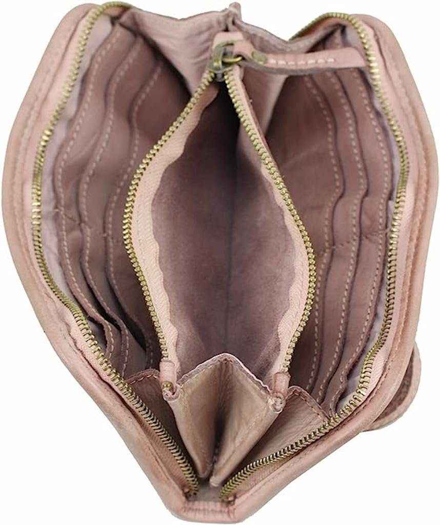 BZNA Berlin Romy Bordeaux Wallet Clutch Leather Leder Portemonnaie Geldbörse