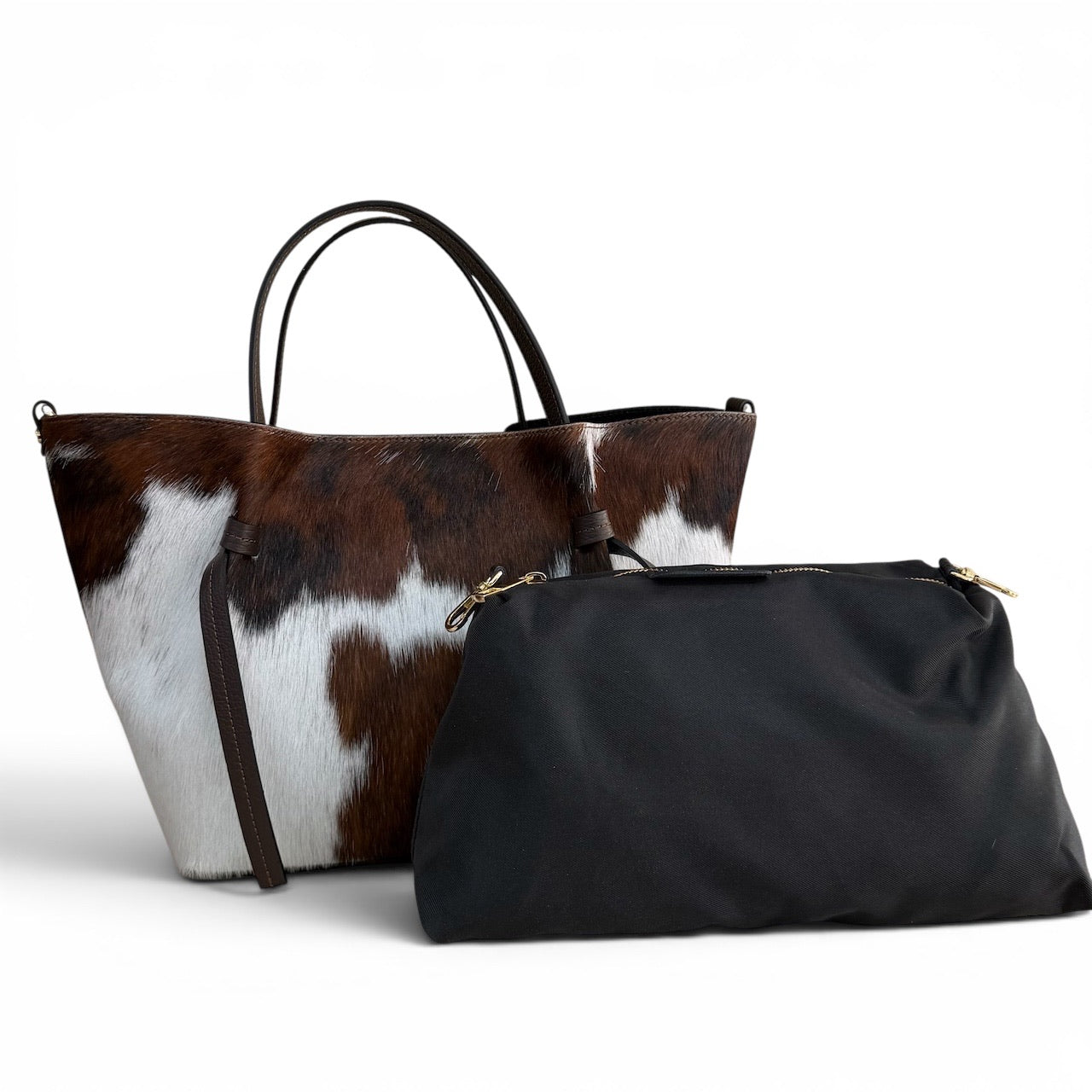 BZNA BagBO6900 Cavalino Echtfell Italy Damen Shopper Handtasche Schultertasche Tasche - B Z N A