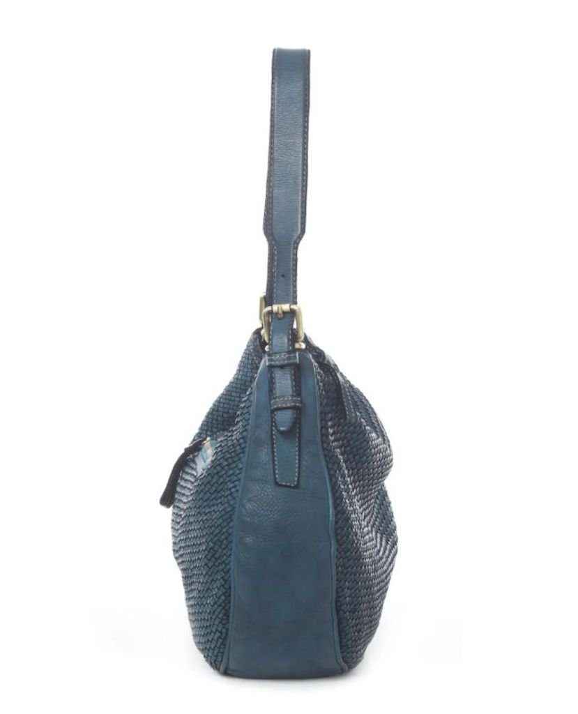 BZNA Bag Anja Gelb Italy Designer Beutel Umhängetasche Damen Handtasche Leder