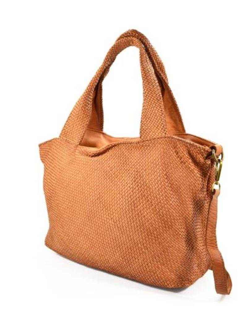 BZNA Bag Sana Cognac Italy Designer Damen Handtasche Schultertasche Tasche