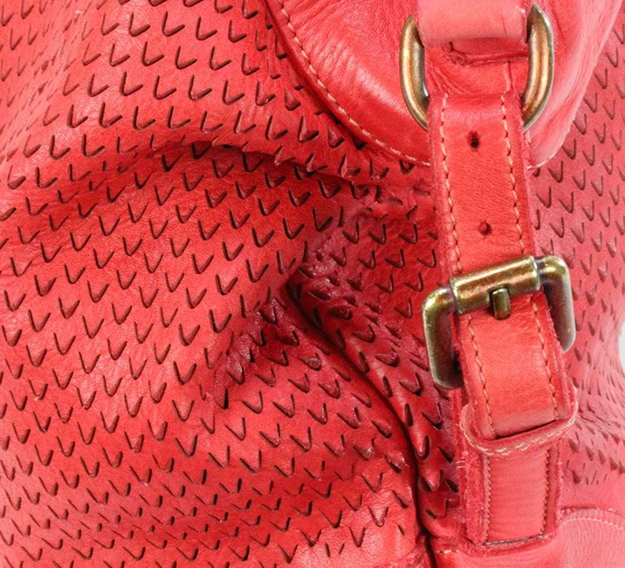 BZNA Bag Tia Rot red Italy Designer Damen Handtasche Schultertasche Tasche Leder Shopper Neu