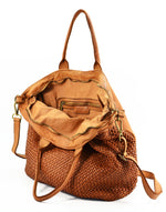Lade das Bild in den Galerie-Viewer, BZNA Bag Roma rot Italy langer abnehmbarer Schultergurt Designer Damen Handtasche Schultertasche Tasche Leder Shopper Neu
