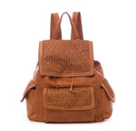 Load image into Gallery viewer, BZNA Bag Emely Cognac Backpacker Designer Rucksack Damentasche Schultertasche
