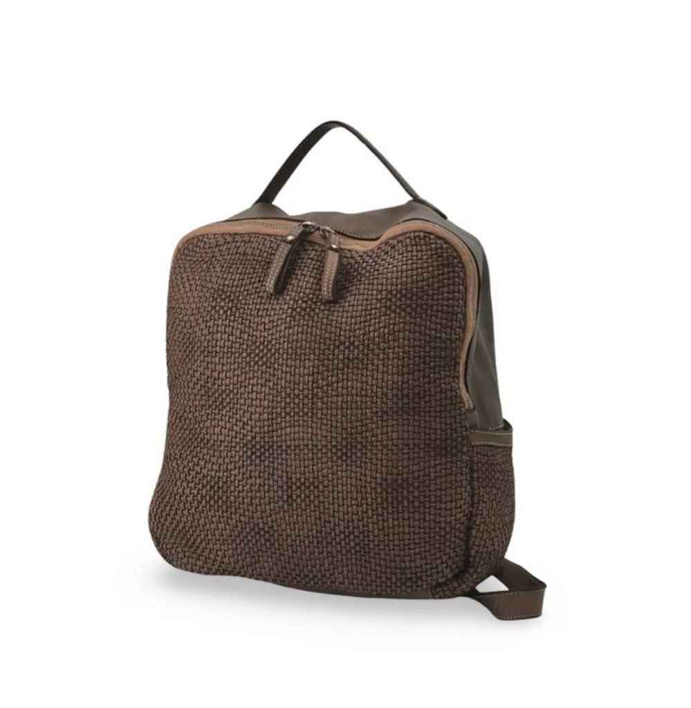 BZNA Bag Rob Braun Braided Backpacker Designer Rucksack Ledertasche