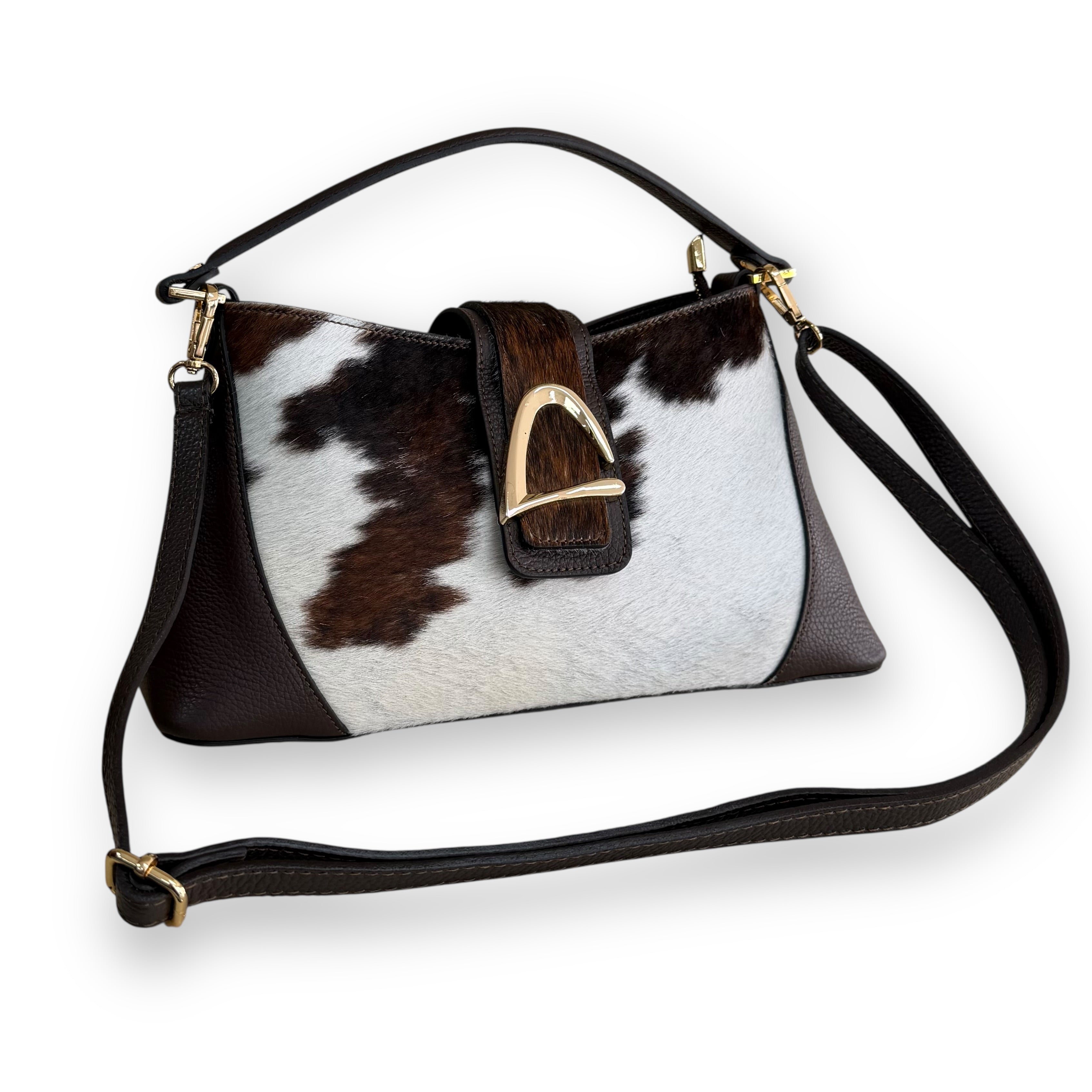 BZNA Bag BO6990 Cavalino Echtfell Italy Damen Shopper Handtasche Schultertasche Tasche - B Z N A