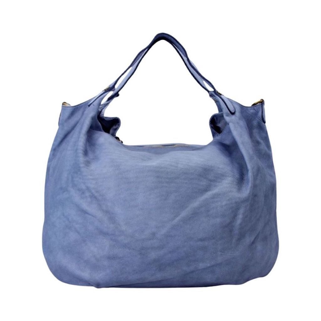BZNA Bag Elia Blau Italy Designer Shopper Handtasche Schultertasche Tasche Leder Neu - B Z N A