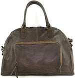 Load image into Gallery viewer, BZNA Bag Camilla Braun Italy Designer Weekender Damen Handtasche Schultertasche Tasche Leder Shopper Neu
