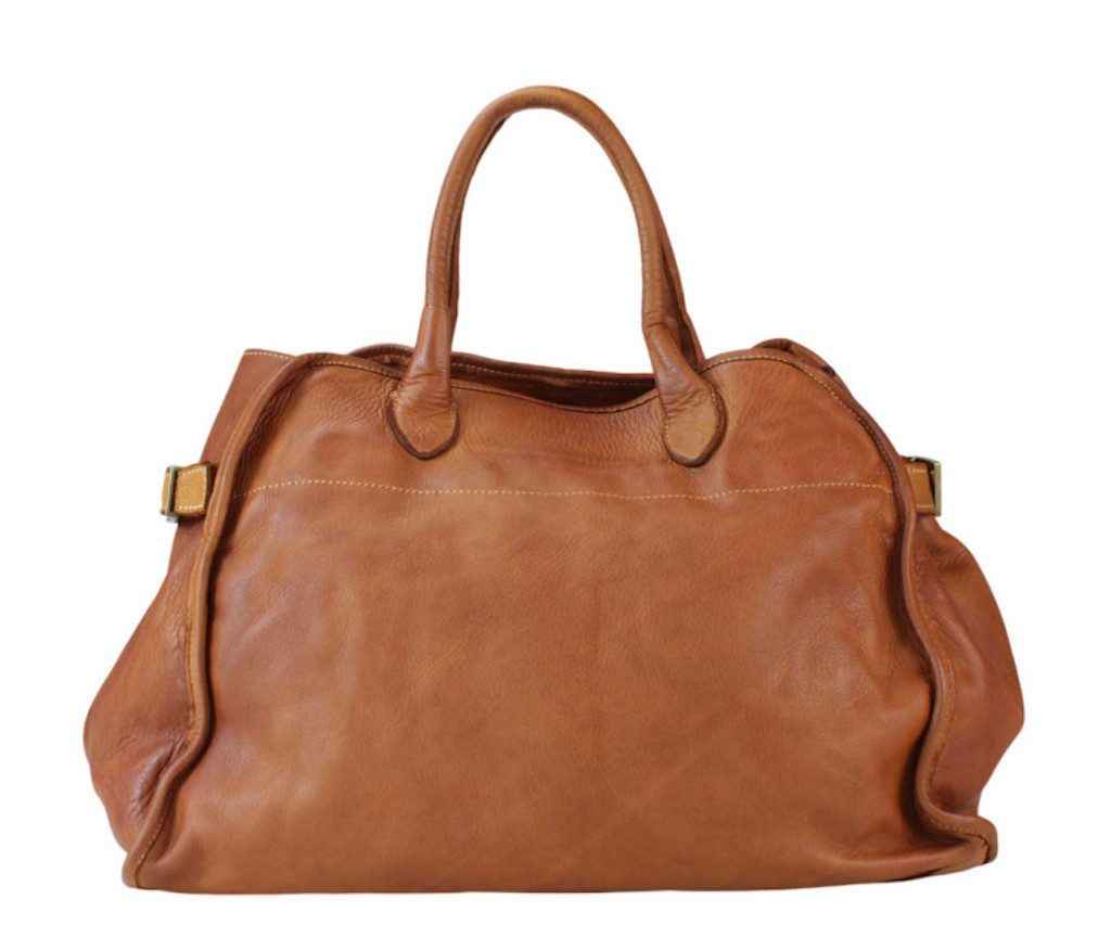 BZNA Bag Bellamy Cognac Italy Designer Handtasche Schultertasche Tasche Leder Neu