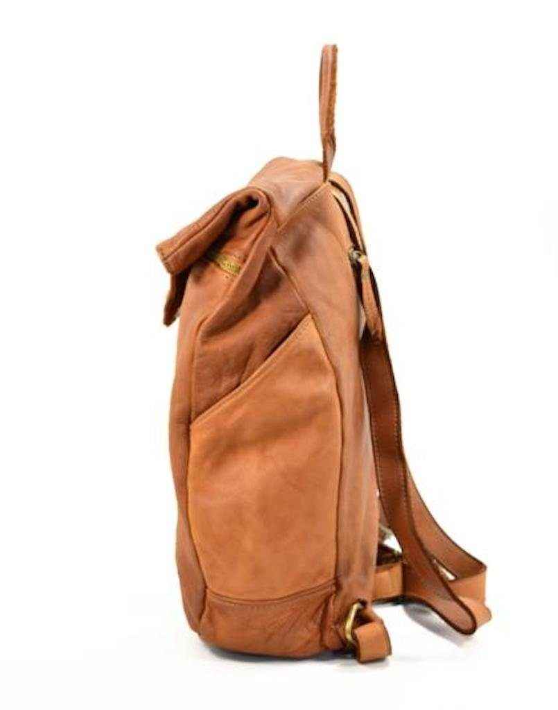 BZNA Bag Rinalto grün Italy Rucksack Backpacker Designer Tasche Handtasche Schultertasche Leder Damen Neu
