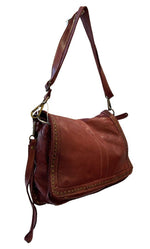 Load image into Gallery viewer, BZNA Bag Gil Bordeaux Italy Designer Clutch Umhängetasche Damen Handtasche Schultertasche Tasche Leder Shopper Neu - B Z N A
