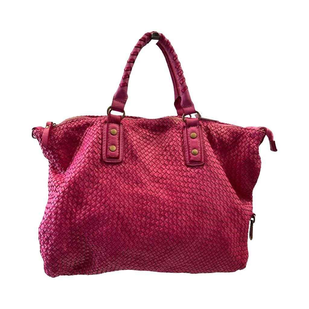 BZNA Bag Olivia Pink Shopper Tasche Schultertasche Handtasche Designer Leder