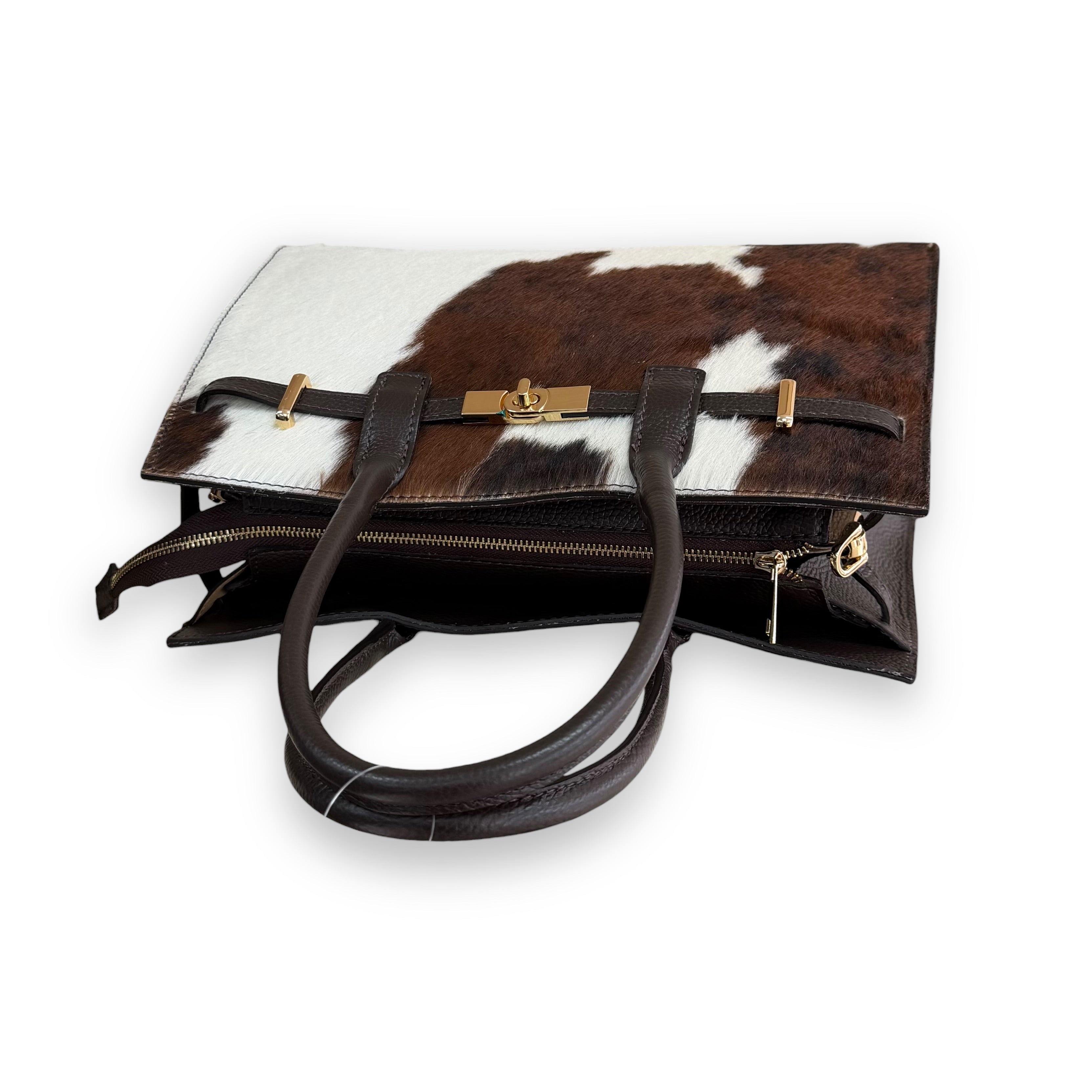 BZNA Bag BO6980 Mac. Cucio Cavalino Echtfell Italy Damen Shopper Handtasche Schultertasche Tasche - B Z N A