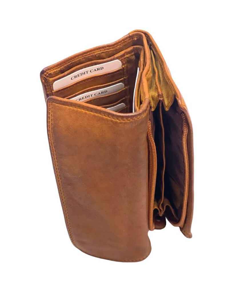 BZNA Berlin Smeza Cuoio Wallet Leather Leder Portemonnaie Geldbörse Clutch