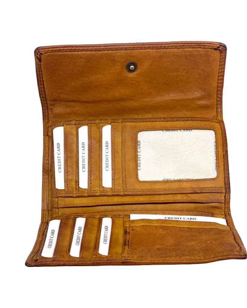 BZNA Berlin Smeza Cuoio Wallet Leather Leder Portemonnaie Geldbörse Clutch