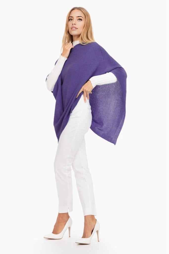 BZNA Strickponcho in vielen Farben Cashmere Poncho - Poncho mit Kaschmir MADE IN ITALY