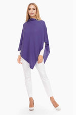 Lade das Bild in den Galerie-Viewer, BZNA Strickponcho in vielen Farben Cashmere Poncho - Poncho mit Kaschmir MADE IN ITALY
