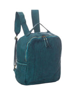 Load image into Gallery viewer, BZNA Bag Rob Petrol Braided Backpacker Designer Rucksack Ledertasche - B Z N A
