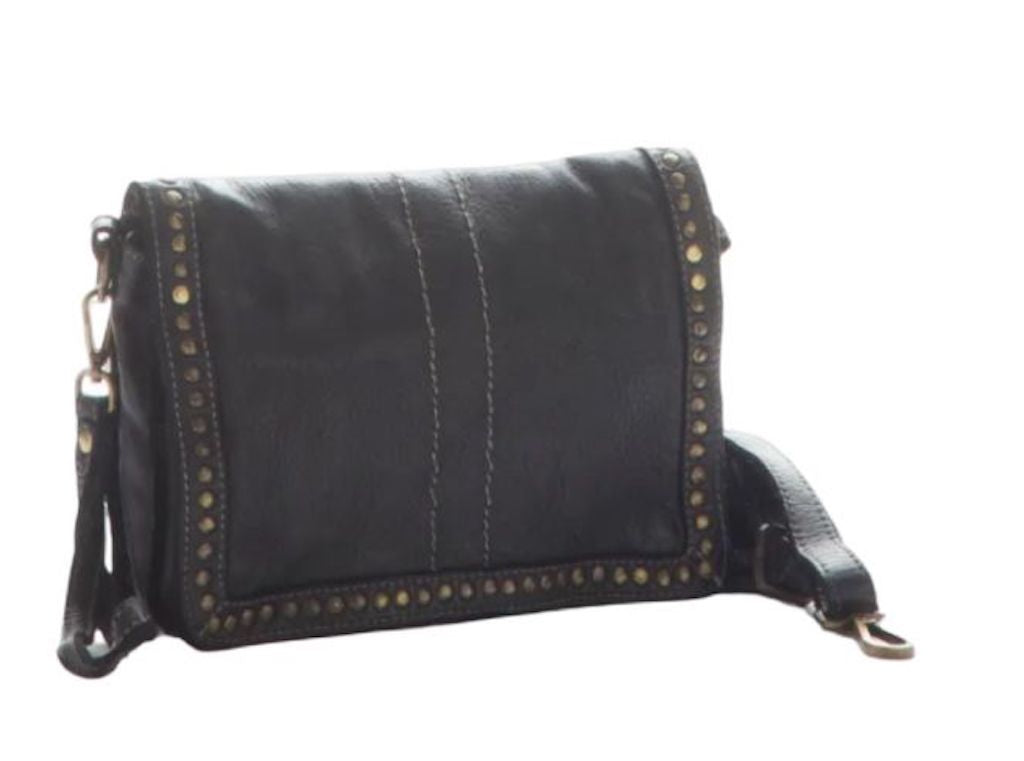 BZNA Bag Gil Schwarz nero Italy Designer Clutch Umhängetasche Damen Handtasche Schultertasche Tasche Leder Shopper Neu - B Z N A